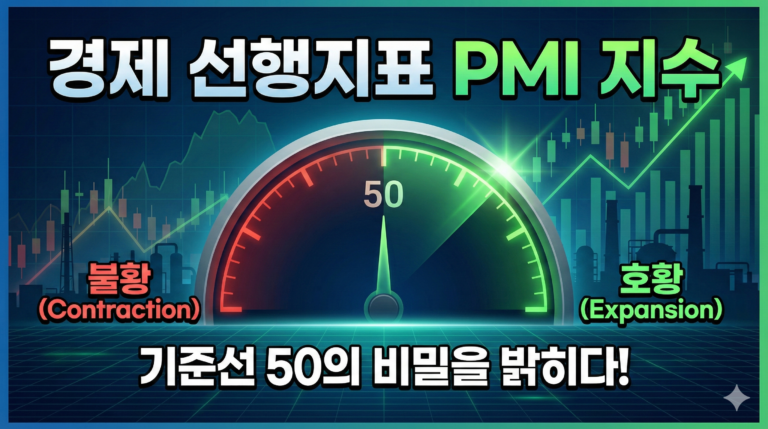 PMI 지수 뜻 5분 정리(+보는 곳, 한글해석)