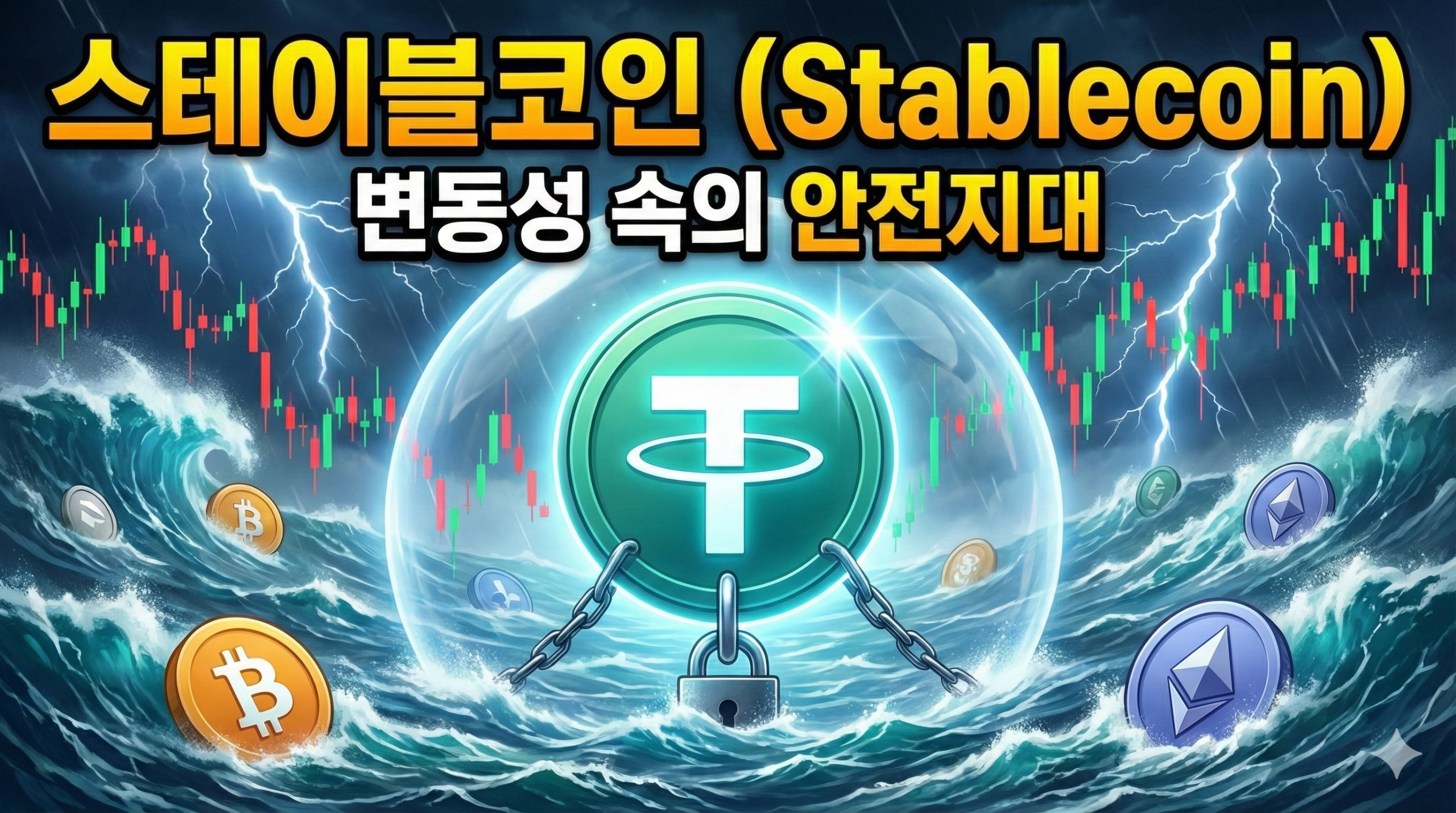 스테이블코인 뜻 3분 정리 가격이 안 움직이는 코인의 정체